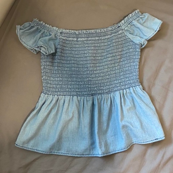 Blue scrunched top - Picture 3 of 3